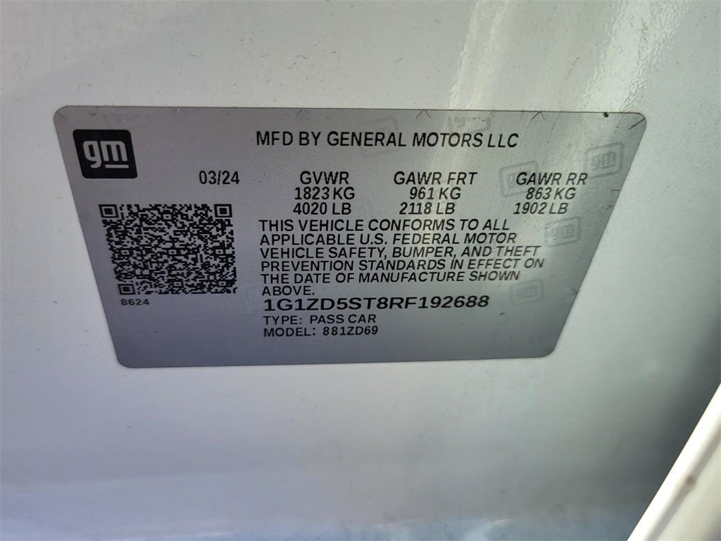 2024 Chevrolet Malibu LT 1LT