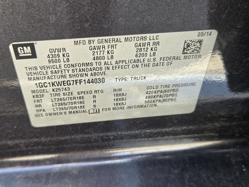 2015 Chevrolet Silverado LTZ