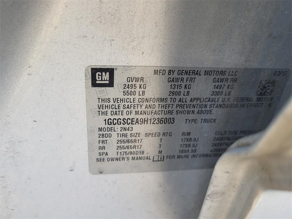 2017 Chevrolet Colorado LT