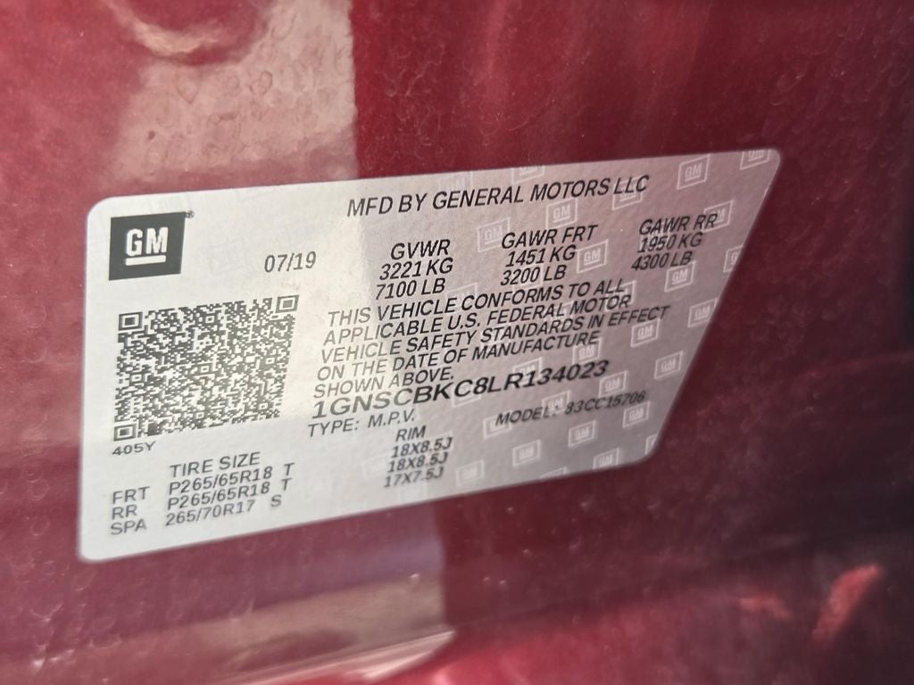 2020 Chevrolet Tahoe LT