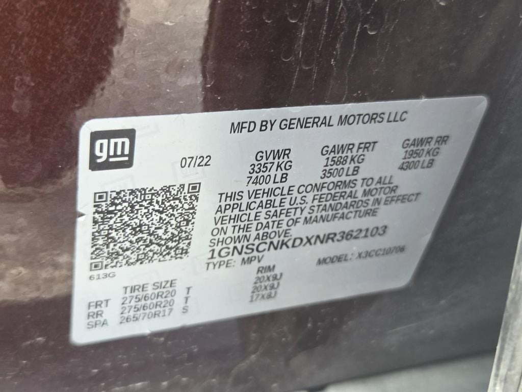 2022 Chevrolet Tahoe LT