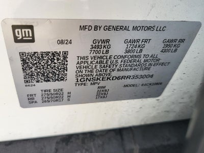 2024 Chevrolet Suburban RST