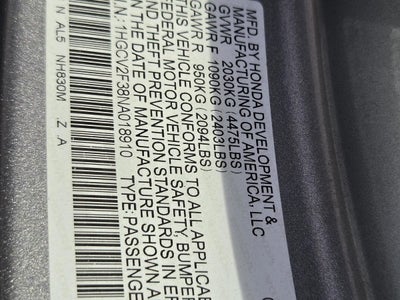 2022 Honda Accord Sport