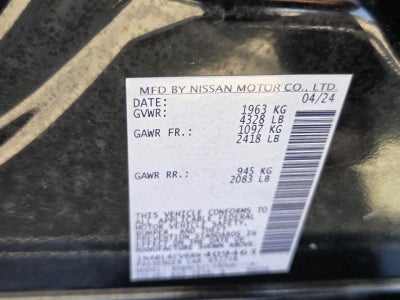 2024 Nissan Altima 2.5 SR