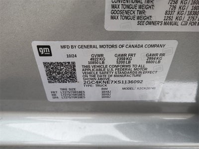 2025 Chevrolet Silverado 2500HD LT