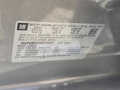 2017 Chevrolet Silverado 1500 LT LT1