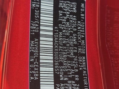 2025 Toyota Camry Hybrid SE