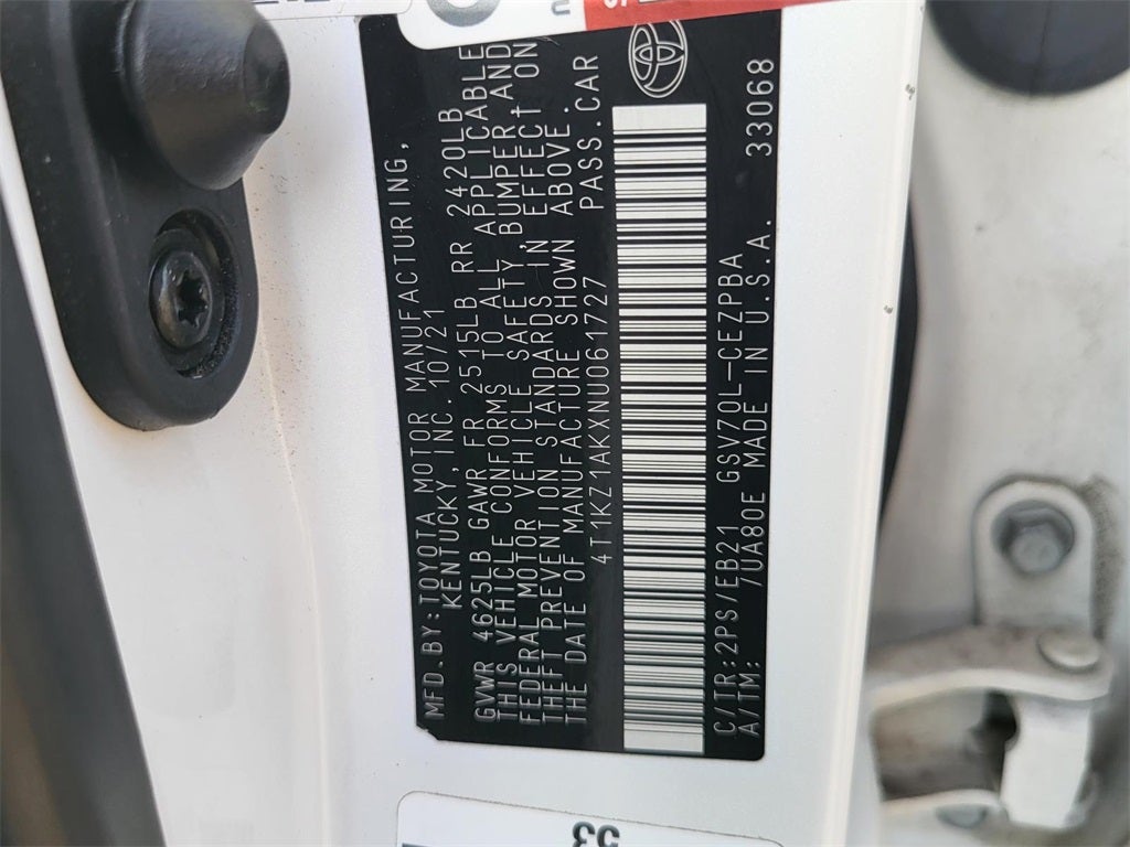 2022 Toyota Camry TRD V6