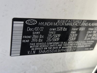 2023 Hyundai Santa Fe Hybrid Limited