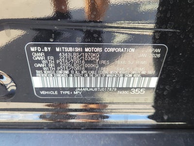2026 Mitsubishi Outlander Sport 2.0 S
