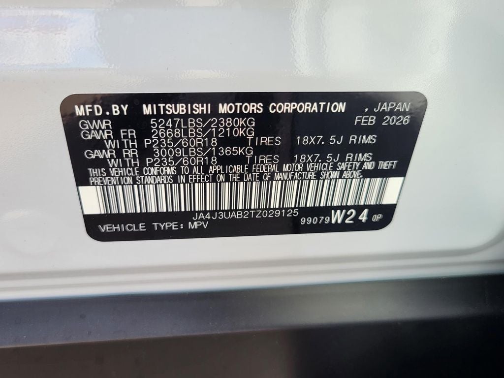 2026 Mitsubishi Outlander ES